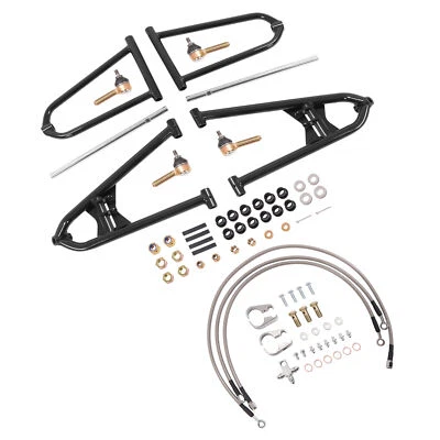 Front A Arms +2 +1 For Raptor 700 700R 2006-2017 W/Adjustable Brake Lines Clamps - Image 1 of 4