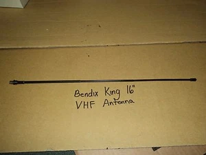 New LAA0813 BK Radio 148-174 MHz 16" VHF Whip Antenna BENDIX LONG Whip OEM - Picture 1 of 7