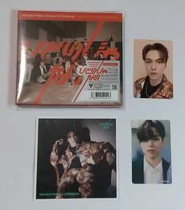 SEVENTEEN JAPAN 3RD SINGLE Hitorijanai Type-A CD+VERNON Photo Card+HMV Card - Imagen 1 de 6