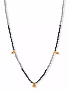 Collar de citrino, espinela negra y labradorita longitud ajustable - Imagen 1 de 1