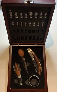 Reiseschach JBUS Box Set mit inclusive Weinset **NEU** - Bild 1 von 11