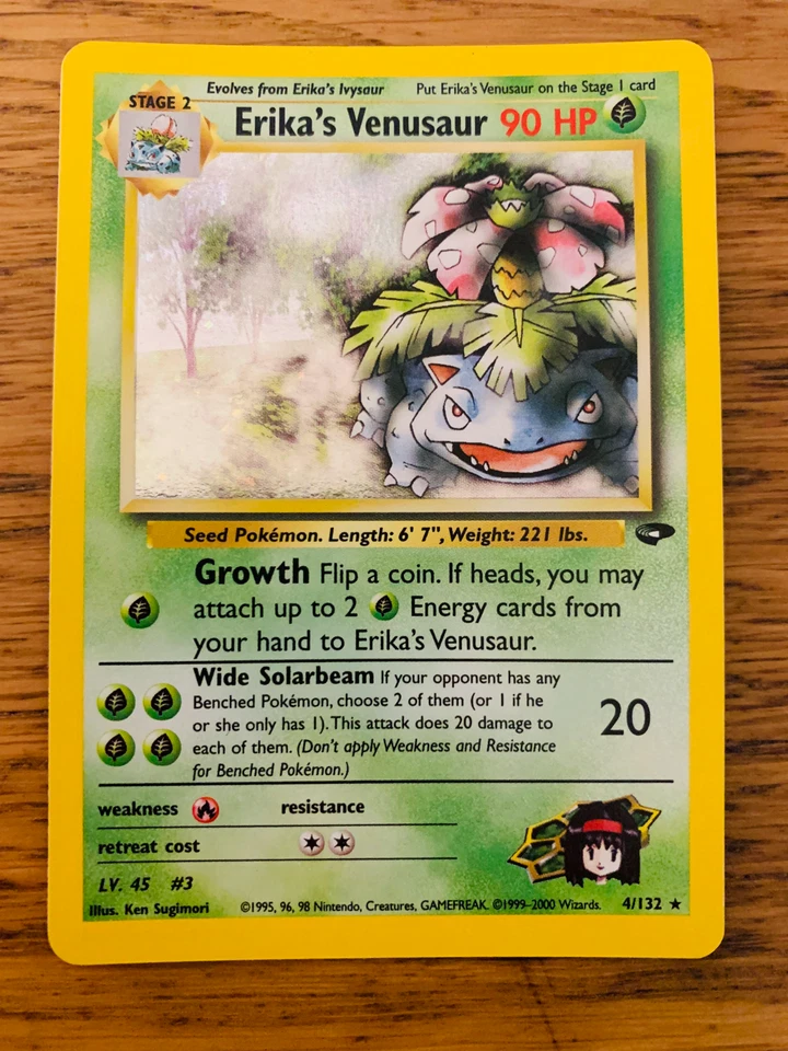 Erika's Venusaur (4/132) Holo Gym Challenge Pokemon Card! FREE P&P! - Image 1 of 1