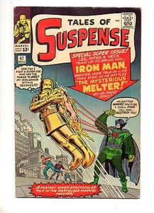 Tales of Suspense #47 MUY FINO - 8.0/7.5 PRIMERA APLICACIÓN FUNDIDORA TEMPRANA IRON MAN! KEY 1963 - Imagen 1 de 2
