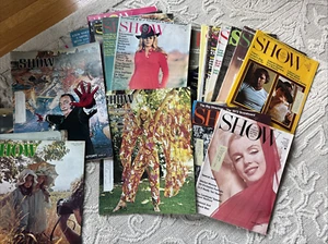 Vintage Lot Of 38 1970s Show The Magazine of Films & Arts Brando Monroe Ellison - Imagen 1 de 10