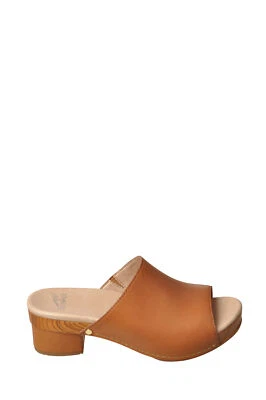 Dansko Donna Zoccolo Spuntato Sabot in pelle Beige Taglia 39 - Immagine 1 di 3