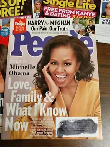 2 People Magazine 3 OK Magazine. Michelle Obama, Kim Kardashian, Kanye West - Bild 1 von 4