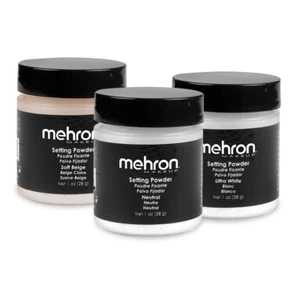 MEHRON ULTRAFINE SETTING FIXING POWDER PROFESSIONAL FACE MAKEUP~PICK A COLOR - Picture 1 of 4