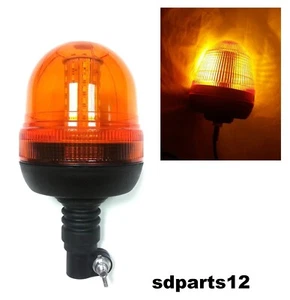 Lampeggiante LED 12/24V Stelo Flessibile 40 LED IP56 Omologato 3 Flash 25cm - Foto 1 di 5