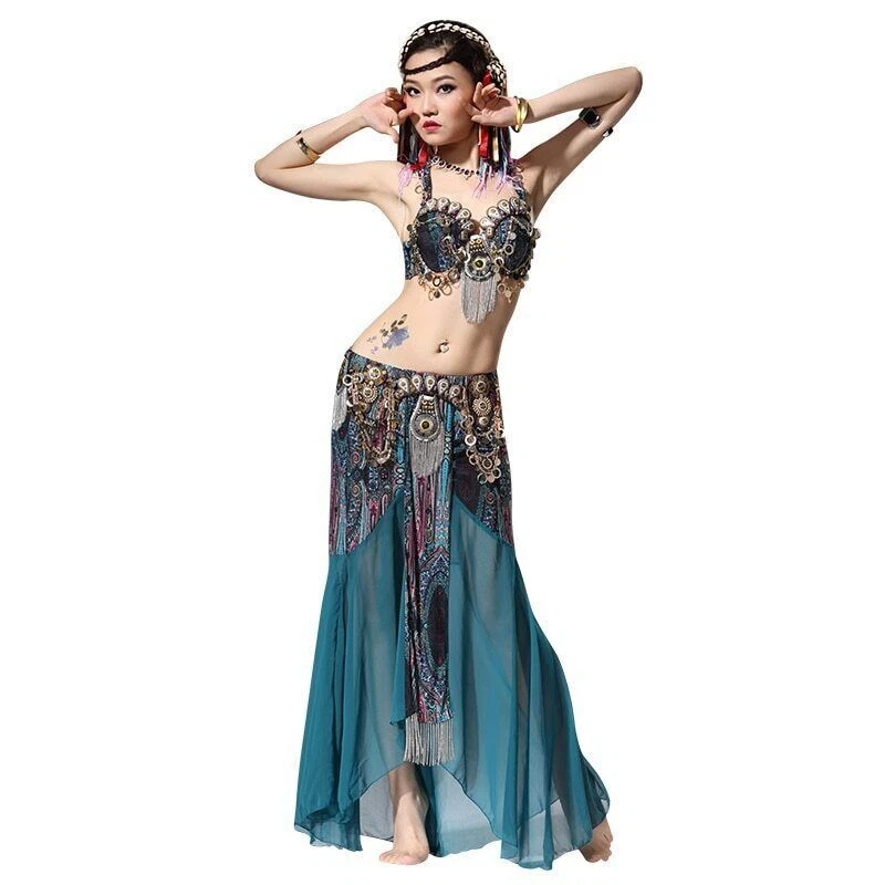 新品未使用　bellydance costume 衣装 Amazon.com: ZLTdream Women Cosplay Costume Indian Belly Dance