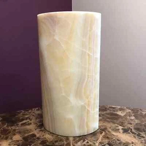 Unique Onyx Bedside Table Lamp: Elegant Bedside Light for Bedroom Lamp Decor - Picture 1 of 16