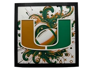Miami Hurricanes Wall Art -  3D Paintings - Picture 1 of 4
