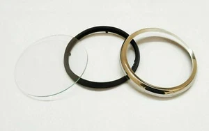 REPLICA SMITHS LENS KIT.STAINLESS STEEL RIM BEZEL GLASS LENS AND RUBBER @US - Picture 1 of 6