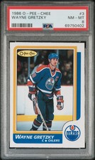 1986 O-PEE-CHEE Wayne Gretzky #3 Graded Card - Near Mint - Mint