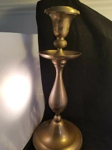 Solid Brass large Altar candlestick holder  - Picture 1 of 6