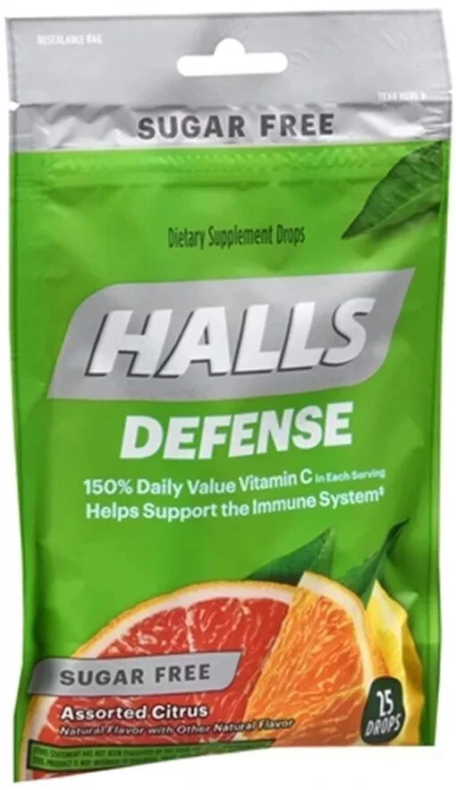 SM Halls Defensa Sin Azúcar Surtido Cítricos 15 Gotas Foto 1 de 1