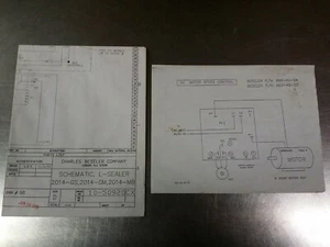 Beseler L-Sealer Schematic para 2014-GS 2014-GM 2014-MB, control del motor de CC 660-40 - Imagen 1 de 3