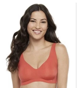 Sloggi Zero Feel Bralette Bra Top Non-Wired Seamless Womens Bras Campari XS - Picture 1 of 3