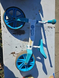 Velo Y Junior Toddler Balance Bike | 9 Inch Wheel No-Pedal Training Bike Blue - Picture 1 of 1