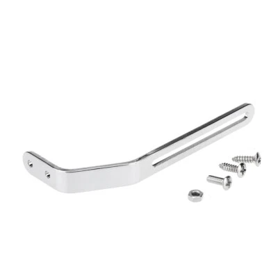 Musiclily Pro Chrome Universal Pickguard Bracket for Archtop Jazz Hollow Guitar