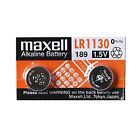 2 X Maxell Lr1130 Watch Batteries, Lr1130 Battery, Sr1130sw