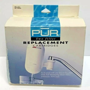 Pur Self Monitoring Water Filter Replacement New Sealed 2 Pack RF-1052 1994 Box - Picture 1 of 7