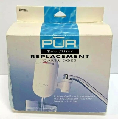 Pur Self Monitoring Water Filter Replacement New Sealed 2 Pack RF-1052 1994 Box - Image 1 of 4
