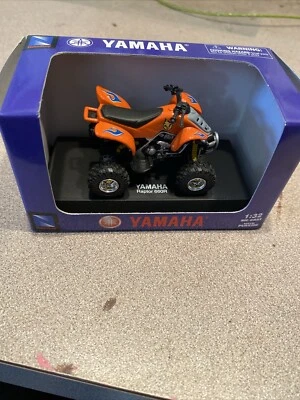 Newray Yamaha Raptor 660R ATV Miniature Replica Model 1:32 Red 2003 As-Is - Image 1 of 3