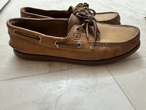 Sperry Top-Sider Original Boat Shoe - Brown Mens 9W - Picture 1 of 10