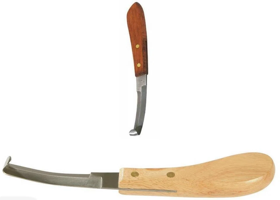 PFIFF Hufmesser beidseitig braun für Pferde Nagelneu