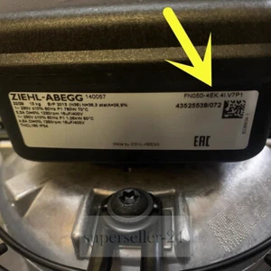 NEW ZIEHL-ABEGG FN050-4EK.4I.V7P1 Fan UPS transportation - Picture 1 of 3