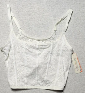 Colsie White One Piece Lace Cami Women's L - Picture 1 of 3