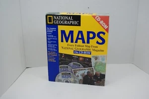 National Geographic Maps Every Fold Out Map from the NG Magazine on CD-ROM NIB - Zdjęcie 1 z 6