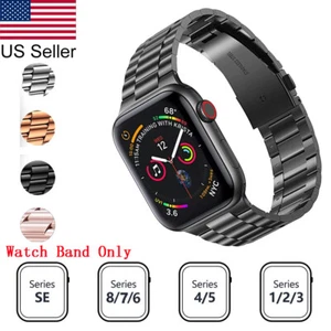 Für Apple iWatch 8 7 6 5 4 3 2 SE 38/42/44/45mm Edelstahl Uhrenarmband Band - Bild 1 von 21