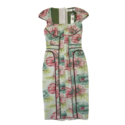 NWT Anthropologie Byron Lars Beauty Mark Floral Brocade Garden Sheath 0 $348 - Image 1 of 4