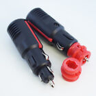 1pc 2 in 1 Universal DC Car Hella Truck Cigarette Plug Solderless with Red Line