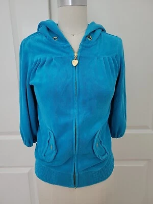 Sudadera con Capucha Twisted Heart Azul Talla Pequeña Y2K Foto 1 de 4