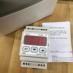 ALFANET ALFA 13 DP Pt100 -10/+90°C Alarm Thermostat - Bild 1 von 4