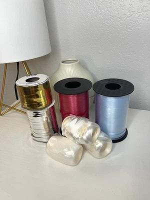 Gift Curling Ribbon Lot – Assorted Colors – Party/Bow Crafting Supplies - Image 1 of 4