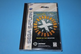 REVOLUTION X FOR SEGA SATURN COMPLETE & TESTED W/ REG. CARD!