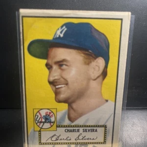 1952 Topps #168 Charlie Silvera New York Yankees… has a stain on corner - Picture 1 of 3