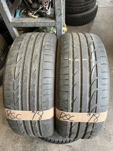 Pair Of 225/50/17 94W BRIDGESTONE POTENZA S001 ⭐️ RFT RSC Tread 5.2mm-6mm 2018 - Picture 1 of 6