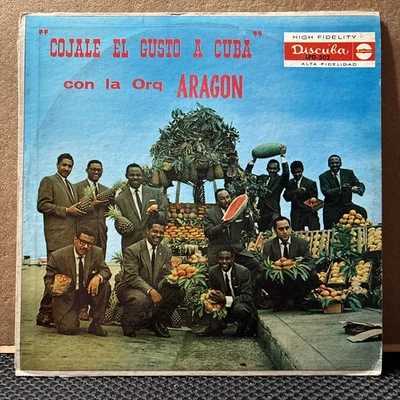 Orquesta Aragon Cojale El Gusto A Cuba Vinyl LP Discuba LPD-502 Repress MONO - Image 1 of 4