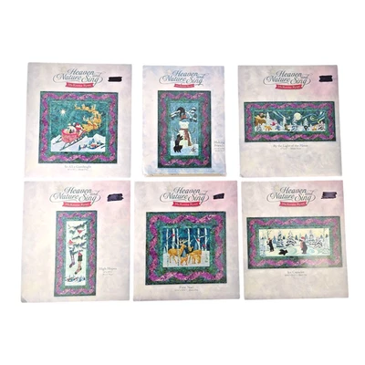 McKenna Ryan's "Heaven and Nature Sing" Complete Set of 6 Quilt Patterns Uncut - Image 1 of 4