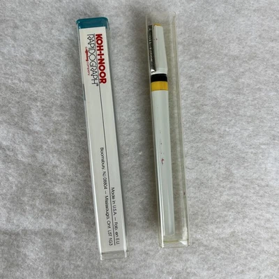 Set Of 2 KOH-I-NOOR Fountain Pen – 0.3 Yellow & 6x0 0.13 Green New Never Used - Image 1 of 4