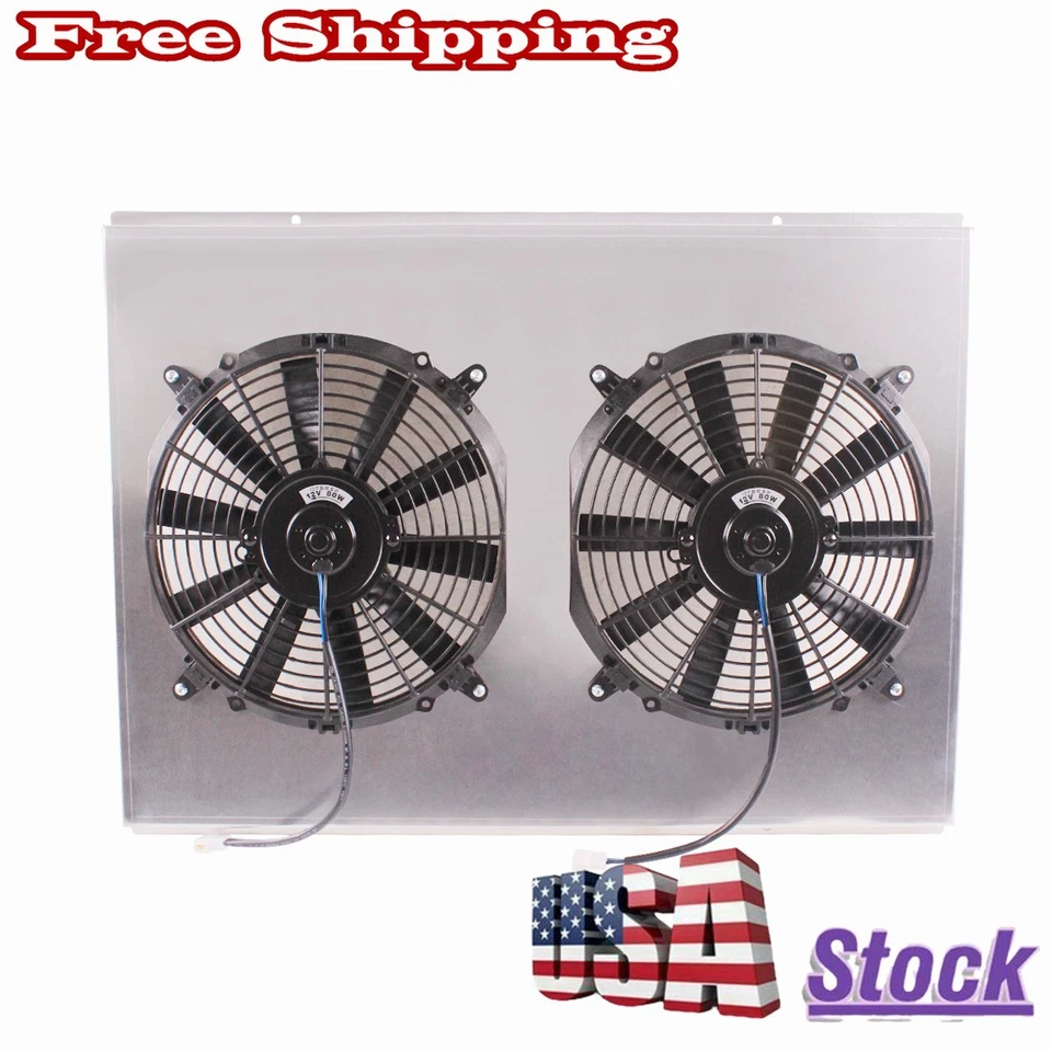 Cubierta + Ventilador de 12" para 78-86 Chevy GMC C/K C10 C20 C30 K5 Blazer 5,0 L 5,7 L 6,6 L 7,4 L Foto 1 de 4