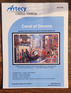 Cross Stitch Pattern "Canal of Dreams" Sharie Hatchett Bohlman by Artecy - Picture 1 of 2