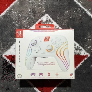 NEU - Afterglow Wave Wireless Motion Plus Nintendo Switch Controller Weiß - Bild 1 von 11