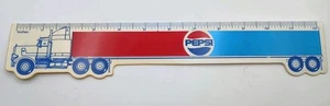 Regla Publicitaria Pepsi De Colección Camión Pepsi Marca Promo Plástico 12" Rara - Imagen 1 de 2
