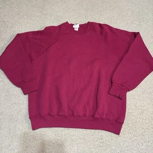 Sudadera Lee de Colección Años 90 Peso Medio Mezcla de Algodón Rosa en Blanco Cuello Redondo XL - Imagen 1 de 6