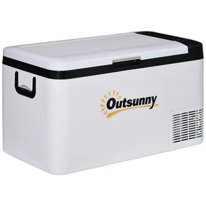 Refrigerador Coche 12V con Luz LED y Asas Plegables, Portátil 25L - Imagen 1 de 12
